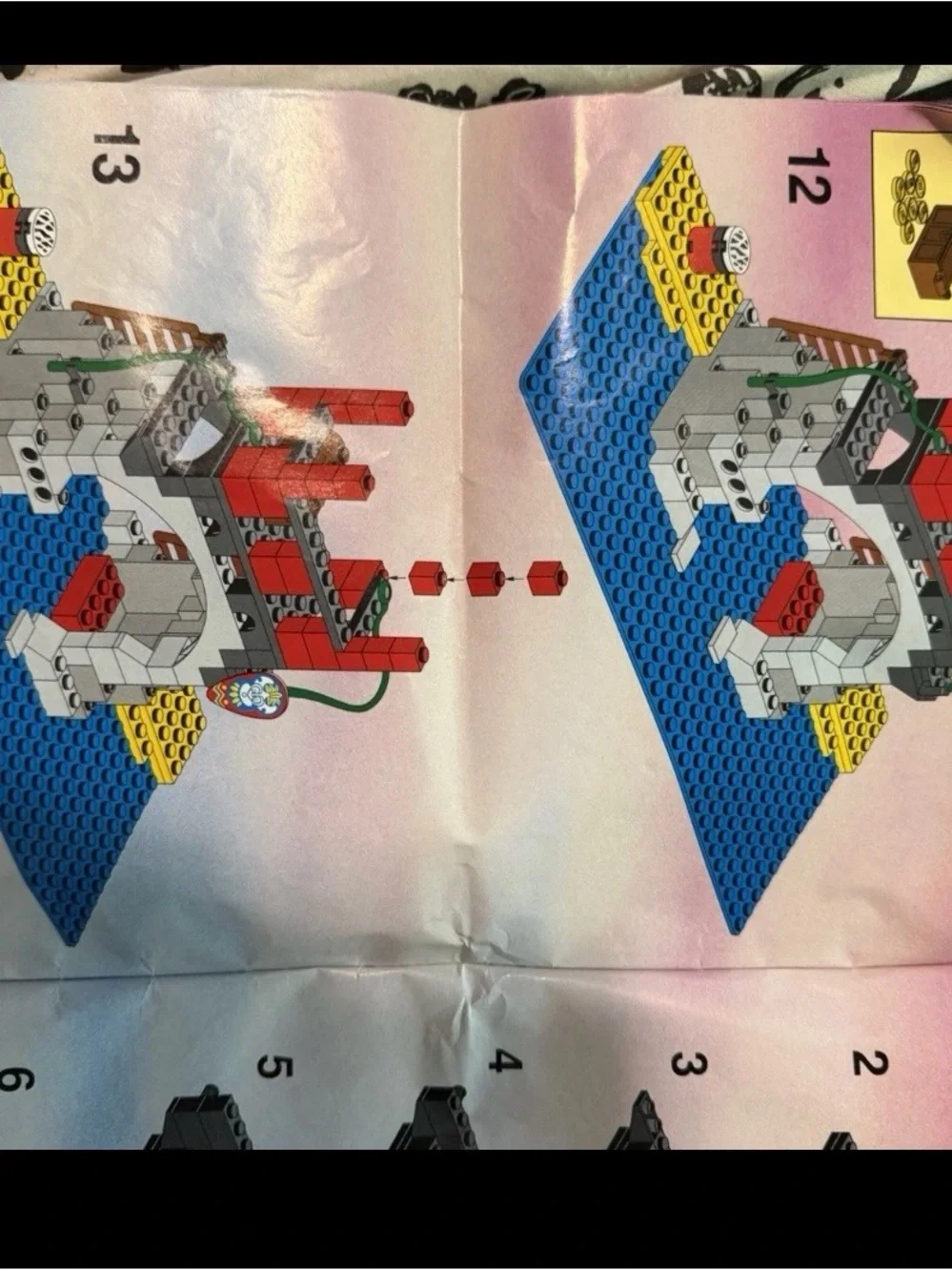 Lego instruction booklet